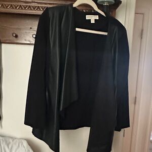 Michael Kors  Black Women's faux leather/ faux suede jacket xl